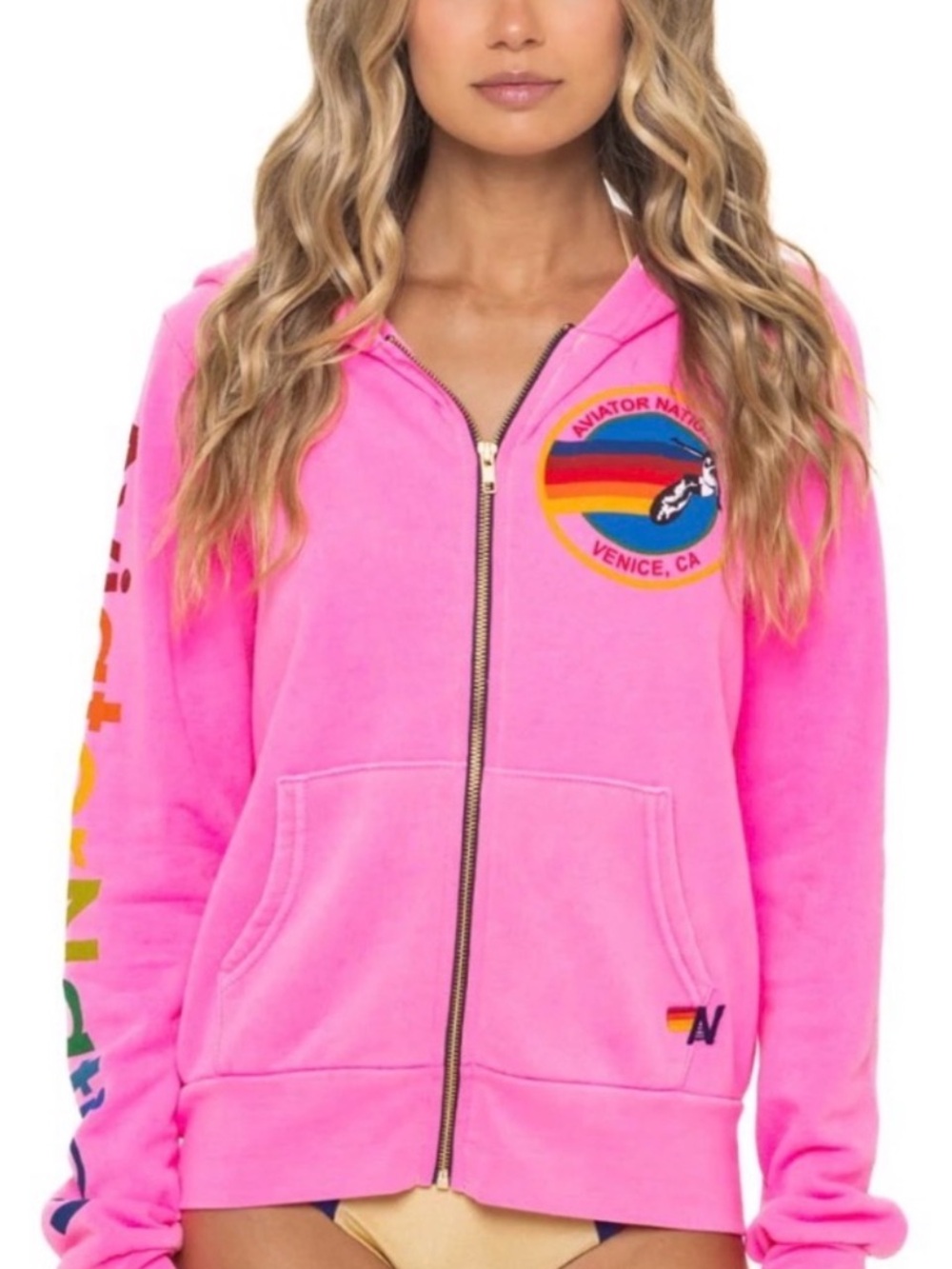 Zip up and sweat pants set